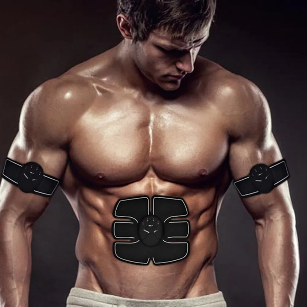 Abdominal Muscle Trainer Stimulator Body Slimming Machine Muscle Exerciser Training Tool Fat Burning Massager Fitness Equipment