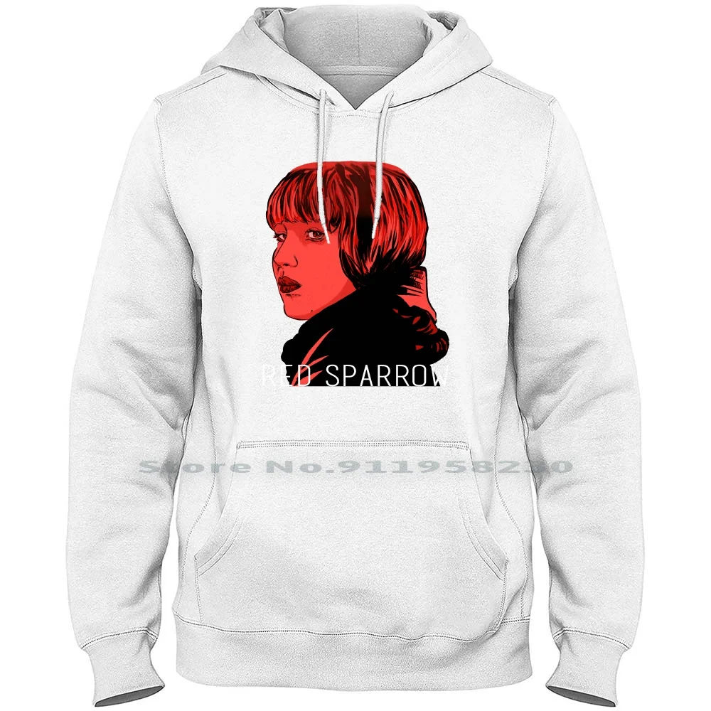 Red Sparrow Uomo Donna Felpa Con Cappuccio Pullover Maglione 6Xl Big Size Cotton Sparrow Target Deadly Movie Arrow Line Bird Spa Row Red Movie
