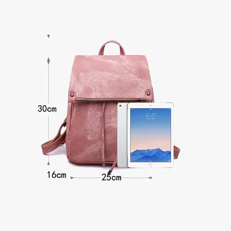 

WOMEN'S Bag New Style Travel Bag Korean-style Backpack Denim-like Fabric Backpack Bag