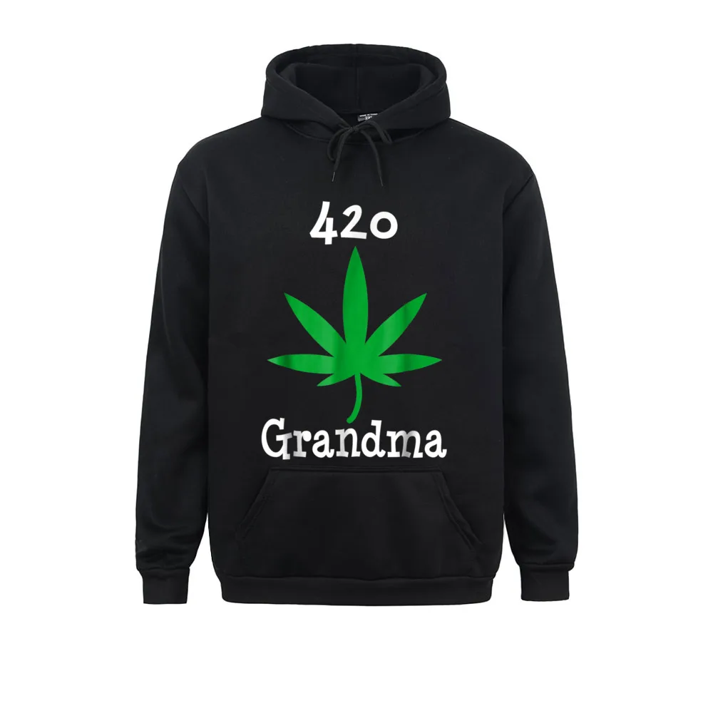 

420 Grandma Marijuana Weed For Women Funny Gift Her Printed Sweatshirts For Men Fall Hoodies Hoods Long Sleeve 2021 Hot Sale