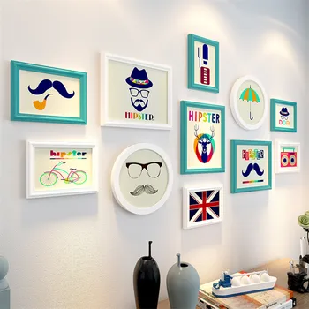 

11pcs/set Picture Frame Set Modern Design Environmental Protection Wood Photo Frame Hight Quality Frame Set for Home Decoration