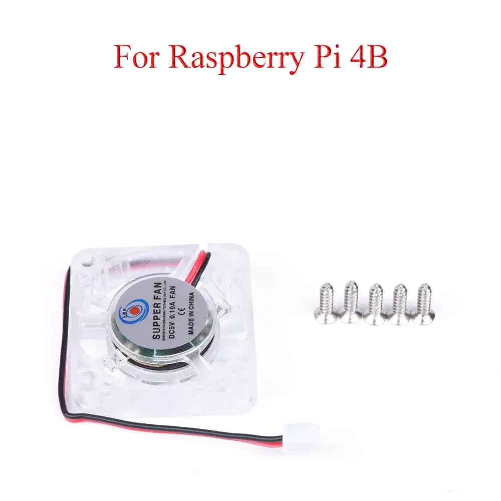 Raspberry Pi Cooling Fan DC 5V 0 2A 40 40mm Fan With Screws For Raspberry Pi
