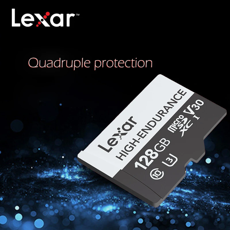 Оригинальная карта Lexar HIGH ENDURANCE Micro sd 128 ГБ 32 64 Гб V10 V30 памяти tf для телефона