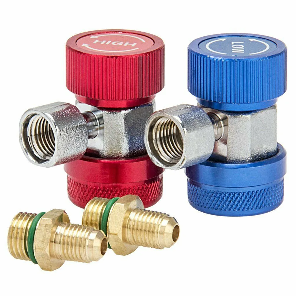 2 комплекта R134A высоконизкие быстроразъемные соединительные адаптеры Тип AC