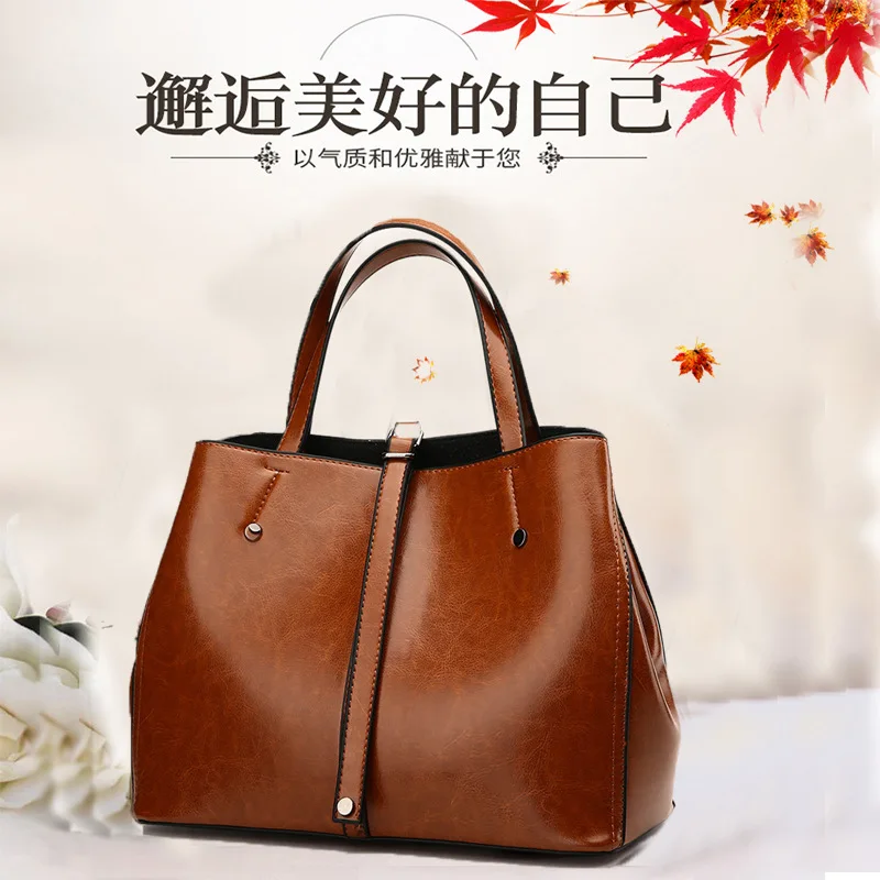 

2019 Autumn And Winter New Style Fashion WOMEN'S Bag Europe And America Retro Fashion Handbag Crossbody Bag WOMEN'S Bag