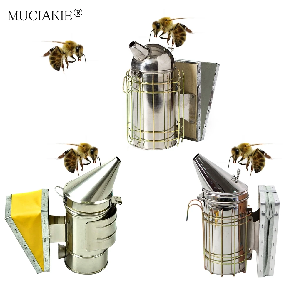 1pcs Beekeeping Smoker Stainles Steel Equipment Hive Box Tool Supplies