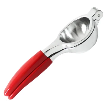 

Lemon Lime Squeezer - Manual Citrus Press Juicer - Alloy with PVC Coated Handles with Lemon Peeler