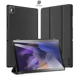 Capa de tablet de luxo para samsung galaxy tab a8 2021 plutônio + tpu inteligente sleep wake trifold suporte capa protetora ímã proteção completa