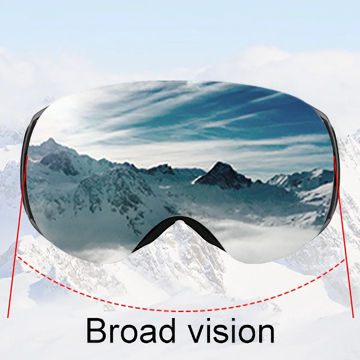 Lunettes de ski avec écran beau temps interchangeable, G 900 HD - Rose ple, Gris carbone - Wedze