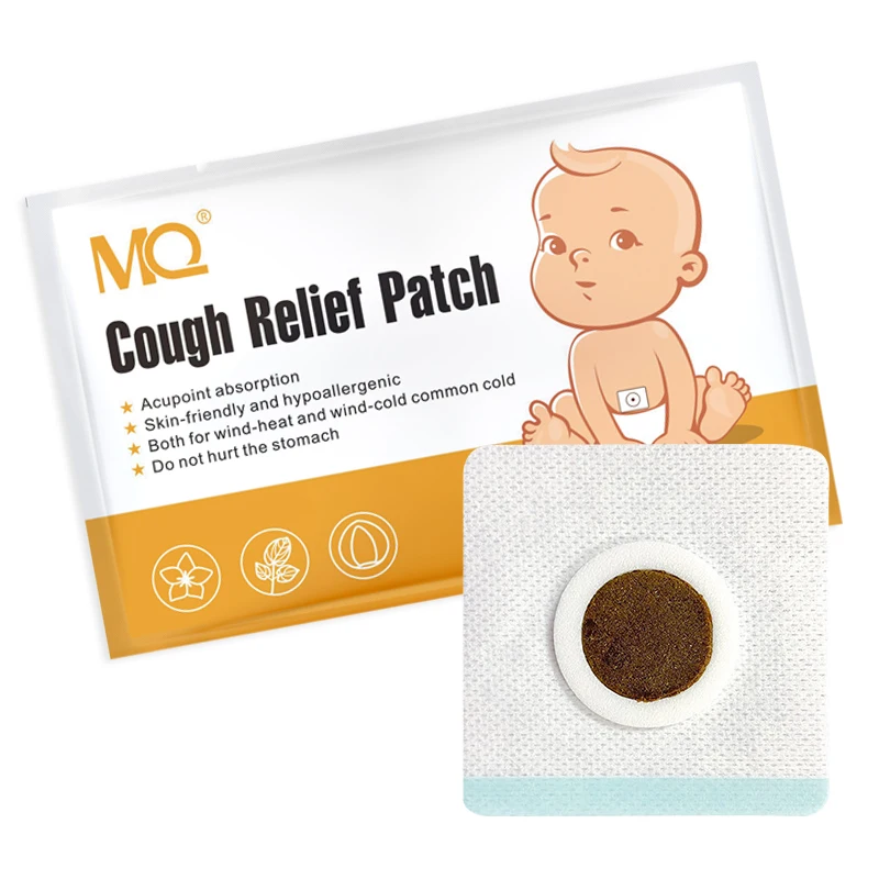 

MQ Cough Patches Chinese Herbal Medicine Cold Cough Relieving Acupoint Absorption, Suitable for Adults and Children With Colds