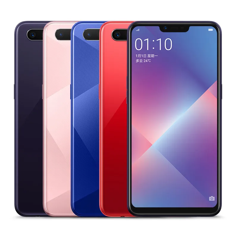

Stock New Original OPPO A5 Global Rom Android Smart Phone 6.2" Full Screen 4230mAh 1520x720 Face recognition 1080P 13MP+2MP