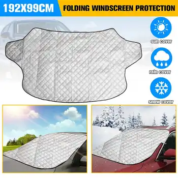 

Car Windshield Cover Snow Cover Sun Shade Protection Cover Sun Blocker Winter Summer Universal