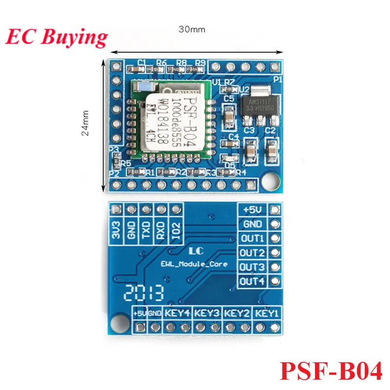 PSF-B04 Remote Control Board Module 4 Channel Way Switch Module ...