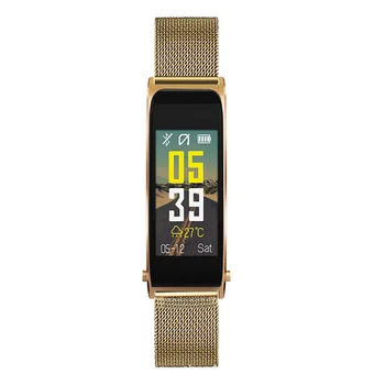 

Color Screen Smart Bracelet Deconstructable Call Music Have Leather Belt Steel Belt Selectable Heart Rate Meter Step