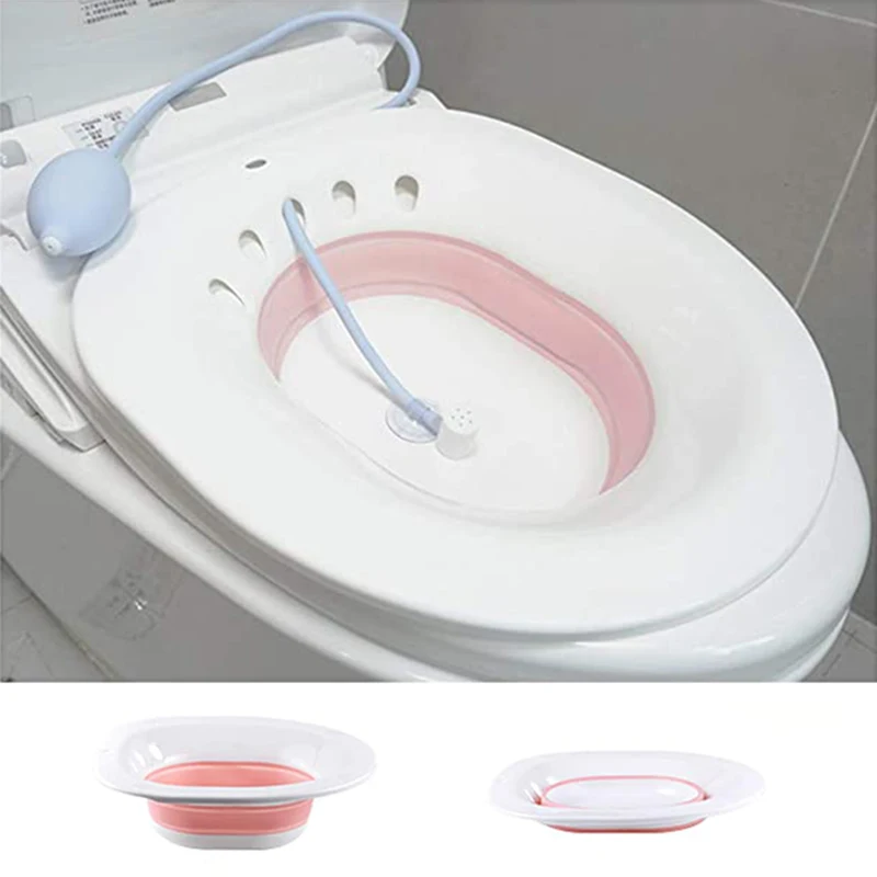 Woman Folding Toilet Bidet Postpartum Bath Toilet Seat Self Cleaning