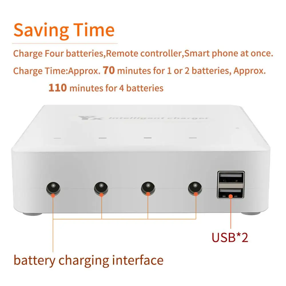  6 in 1 fimi x8 Multi Battery Charger For Xiaomi FIMI X8 SE Charging Hub Adapter Quadcopter Part Dro