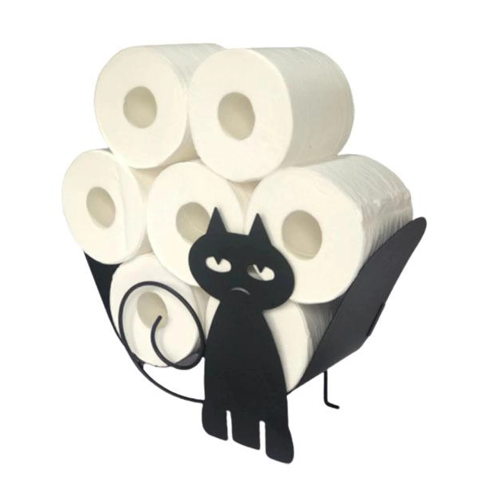 Toilet Roll Paper Holder Towel Iron Cast Storage Rack for Kitchen Tissue Paper Holders Bathroom Accessories
