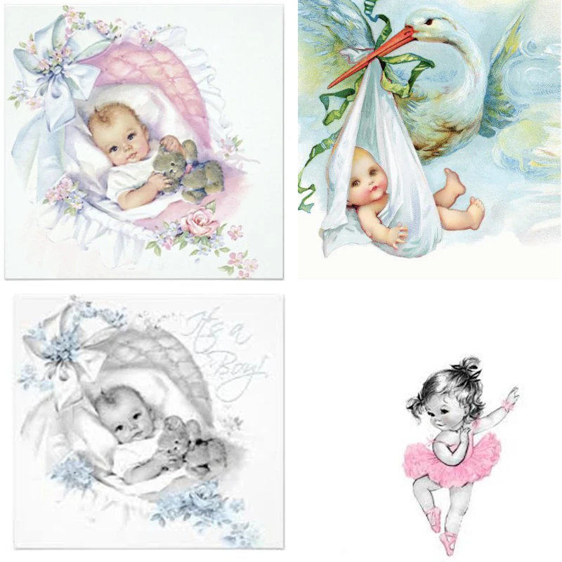 

5d diy Diamond Painting Cross Stitch kits Diamond Embroidery full square Diamond mosaic Rhinestone lovely baby Home Decor