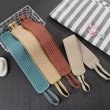

New Natural Soft Exfoliating Loofah Back Strap Loofah Bath Towel Shower Massage Spa Scrubber Sponge Body Skin Health Cleaning