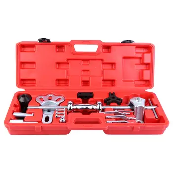 

Samger 18pcs Slide Hammer Puller Bearing Remover Set Front Wheel Hub Bearing Remover & Rear Wheel Axle Shaft Puller Tool Kit