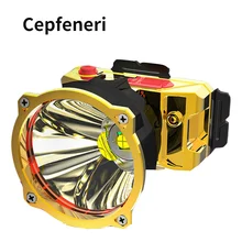 

LED Super Bright Head-mounted Night Fishing Lamp Headlights Strong Light and Long-range Rechargeable Waterproof Miner's Lamp