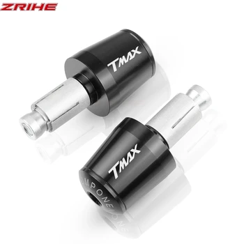 

For YAMAHA TMAX500 TMAX530 TMAX560 Motorcycle 7/8" 22MM Handlebar Hand Grips Handle Bar End Cap TMAX 500 530 560 With LOGO