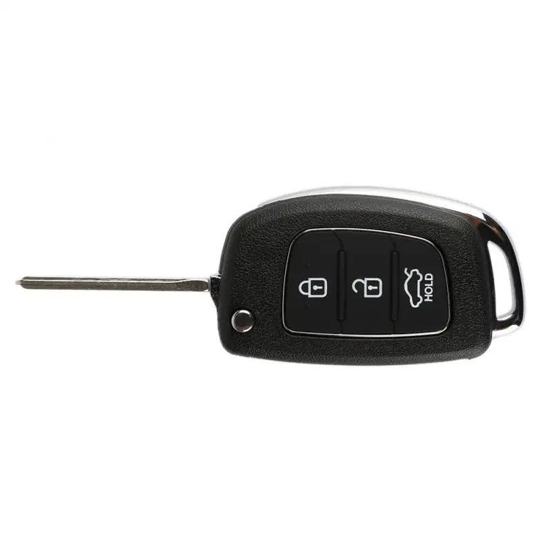Car Key Shell Flip Remote Protective For HYUNDAI Ix45 Santa Fe Folding Keyless Entry Fob Case Replacement 3 Button | Автомобили и