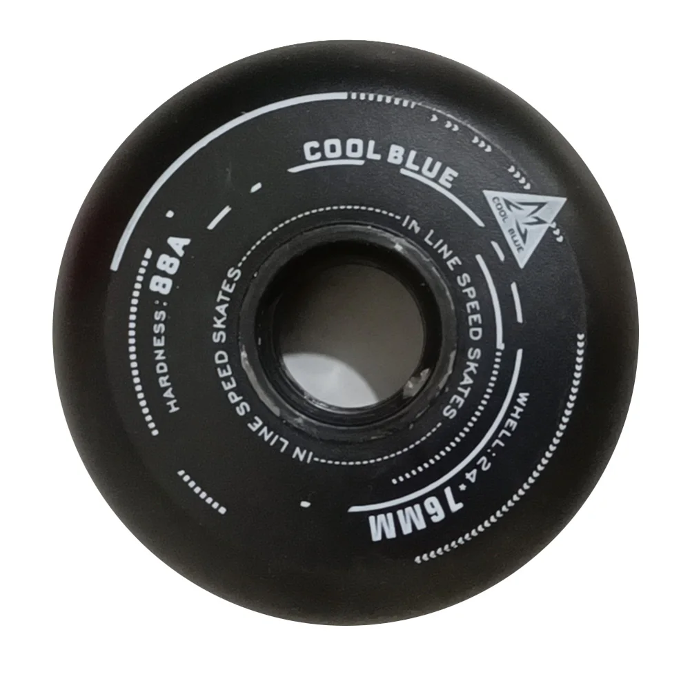 

Inline Roller Skate Wheels 88A 80 76 72mm 8 Pcs Professional Slalom Sliding Skating Tires Roller for Kids Adult for SEBA Patines