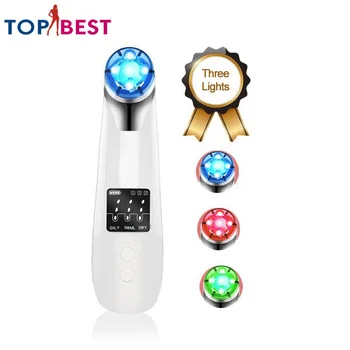 

Electric Vacuum Suction Blackhead Remover with Three Light Modes Facial Pore Cleaner Nose Acne Pimple Remover Beauty Care Tool