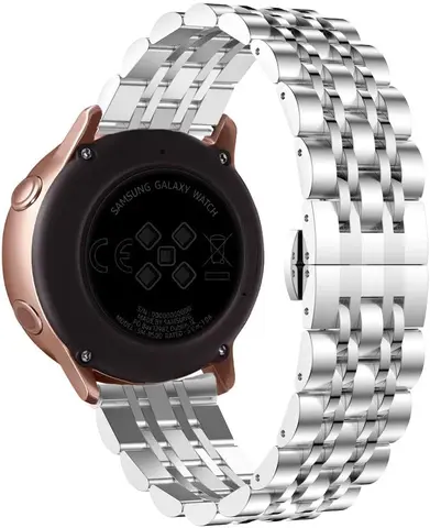 Watch Band for Samsung Galaxy Watch 42mm Active 2 44mm 40mm Stainless Steel Strap for Huami Amazfit Bip gtr GTS S2 Bands