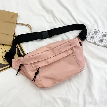 

Crossbody Bags for Girl Waist Bag Femal Nylon Bag Messenge Korea Style Shoulder Short Journey Chest Bag For Women