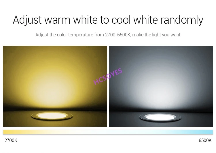 Milight FUT061 9 W RGB + CCT светодиодный светильник 2,4g РФ дистанционного управления Смартфон приложение управления AC100 ~ 240 V Цвет температура: 2700 K ~ 6500 K