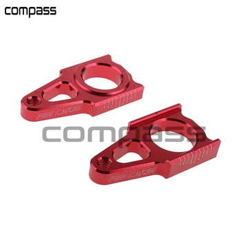 

2 Pieces Rear Axle Block Chain Tensioner For CRF450R 2002-2014