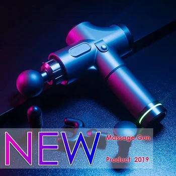

Pain Relief Massage Gun Cordless Rechargeable Muscle Stimulator Deep Tissue Massager Device Body Relaxation Slimming Shaping