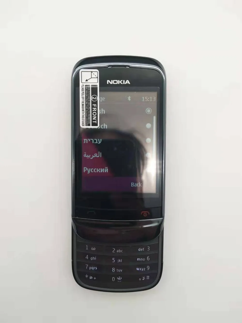 Nokia, C2-03, разблокирована, две sim-карты, 2,6 дюймов, 1020 МП, Bluetooth, FM радио, Java, мобильный телефон, мАч, battey