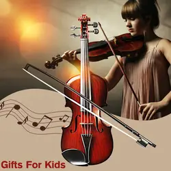 Симуляция скрипки музыкальная игрушка лук начинающих детей инструмент практика цвет случайный PUO88