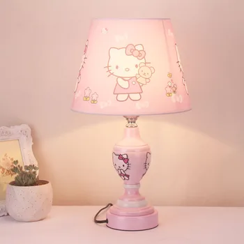 

Nordic hello kitty Children's room led lights bed side table lamps bedside lamp for bedroom decoration indoor lighting lamparas