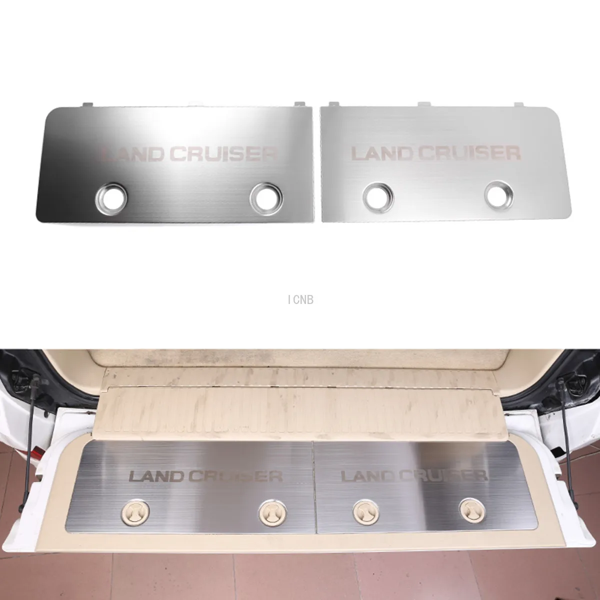 Задняя дверь из нержавеющей стали для Toyota Land Cruiser 200 2008 2009 2010 2011 2012 2013 2014 2015 2016 2017 2018