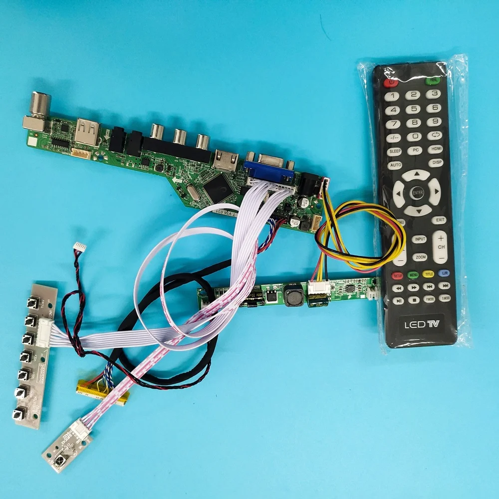Набор Для B133EW04 V1 панель монитора 1280X800 плата контроллера 13 3 &quot30pin VGA HDMI DIY CVBS