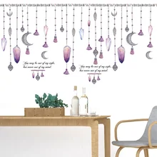 Fan xi SK9313 Bead Curtain Wall Stickers Showcase Entrance Television Sofa Living Room Removable Stickers Background Decoration