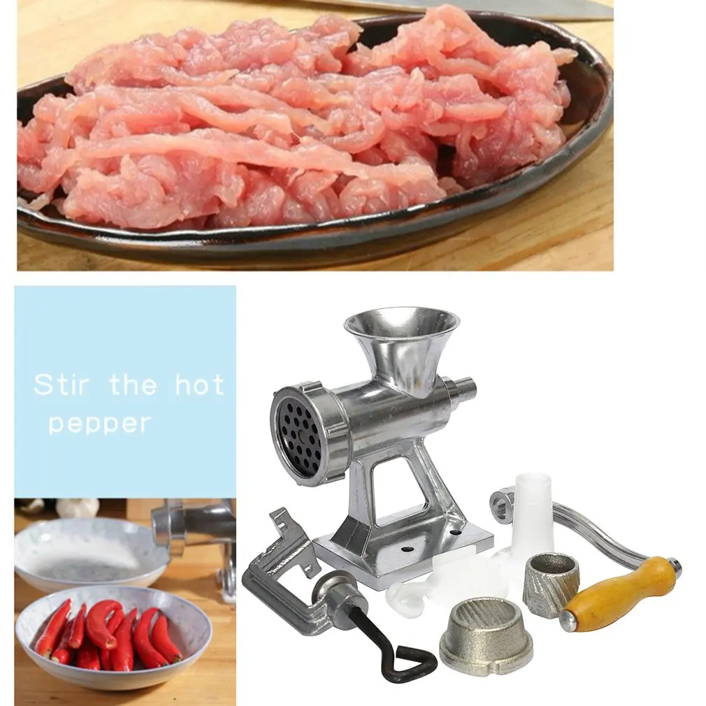 Sausage Meat Grinder Household Enema Machine Manual Stir Meat Cans Garlic Pot Sausage Machine Grinding Pepper Machine Tool Sale