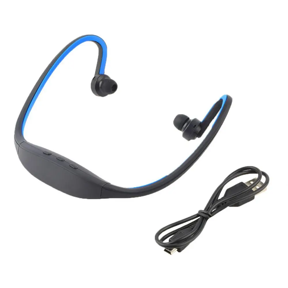 Blue Новейшие спортивные стерео беспроводные Bluetooth наушники для смартфон ноутбук планшет общие наушники Спорт Известный бренд - Цвет: Blue