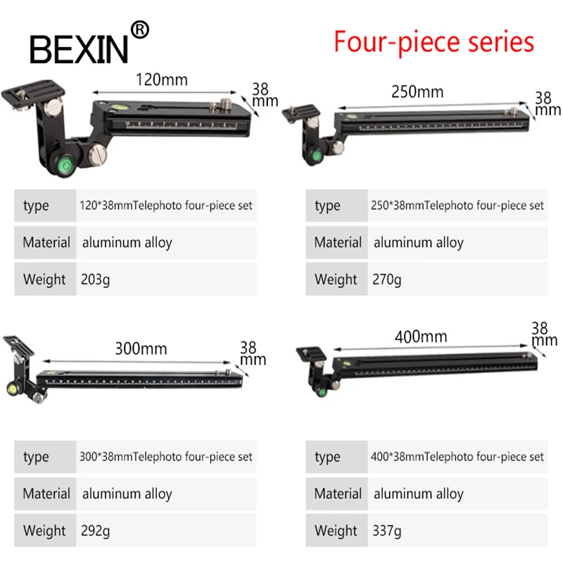 Long RRS ARCA SWISS camera tripod Quick Release Plate telephoto Lens Bracket support holder for Long Nodal Slide Rail Adapter