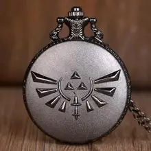 Модные кварцевые карманные часы в стиле стимпанк с римскими цифрами для женщин и мужчин, ожерелье с подвеской и цепочкой, подарки для мальчиков XH3009