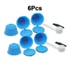 6pcs blue