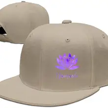 Намасте с цветком лотоса унисекс Snapback Регулируемая плоская бейсболка