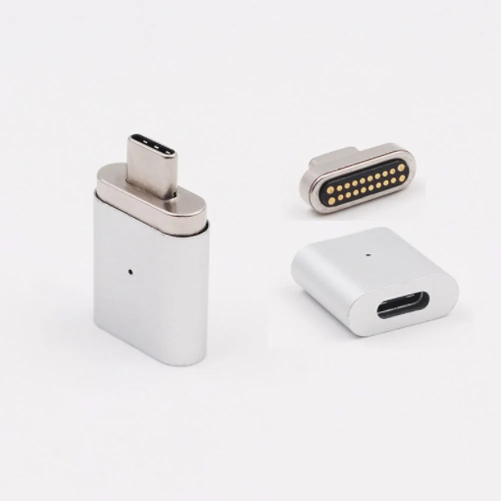 

Magnetic Charger Adapter Type C Quick Fast Charging Connector for MacBook MacBook Pro Mote Z Google Pixel 2/2XL Samsung S8/N8