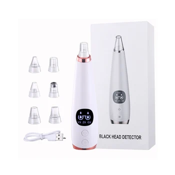 

Dropshipping Blackhead Remover Face Skin Care Tools Black Head Remove Vacuum Suction Facial Cleaning SPA Device USB Charging