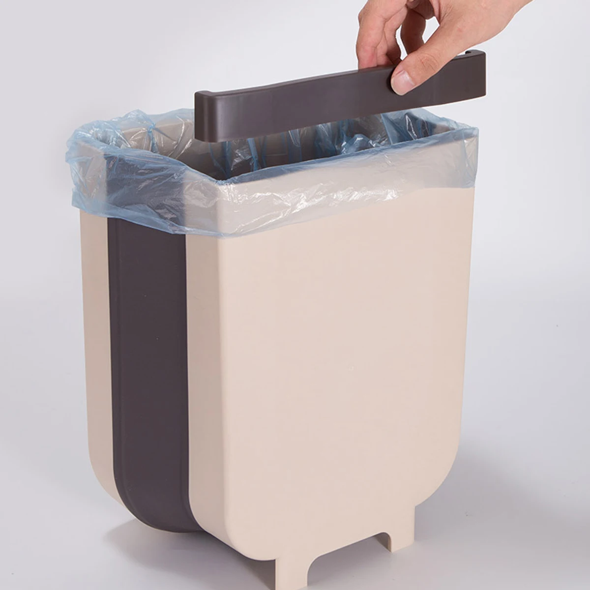 Настенный Складной мусорный бак кухонная корзина для мусора Складная Автомобильная мусорная корзина для ванной комнаты Туалет мусорное ведро