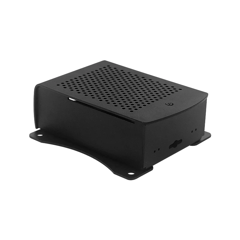 Raspberry Pi 4 Алюминиевый сплав чехол Metel Box с подвесным кронштейном поддержка вентилятора охлаждения отвертка для Raspberry Pi 4 Модель B